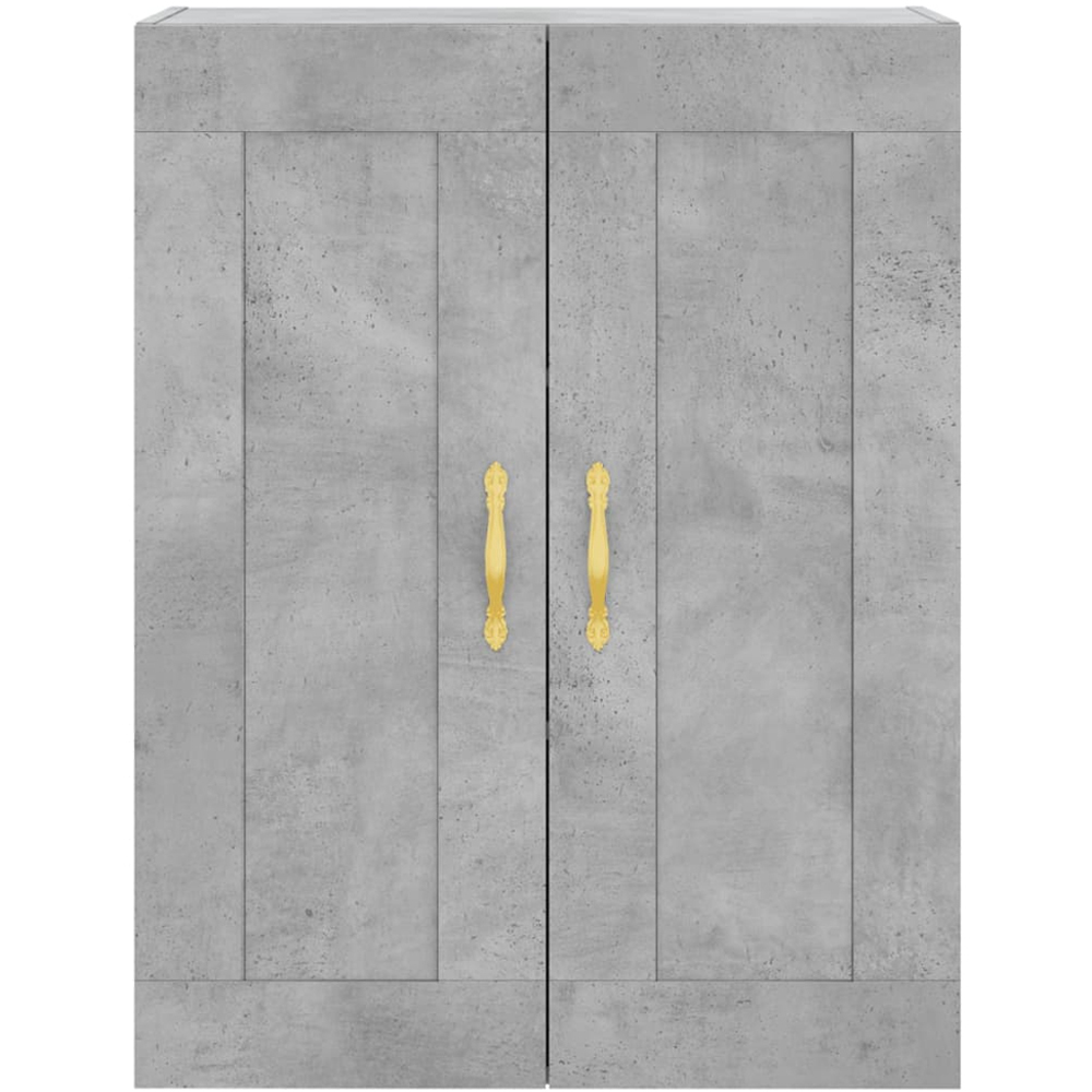 vidaXL 2 Door Concrete Grey Wall Mounted Cabinet Image 7