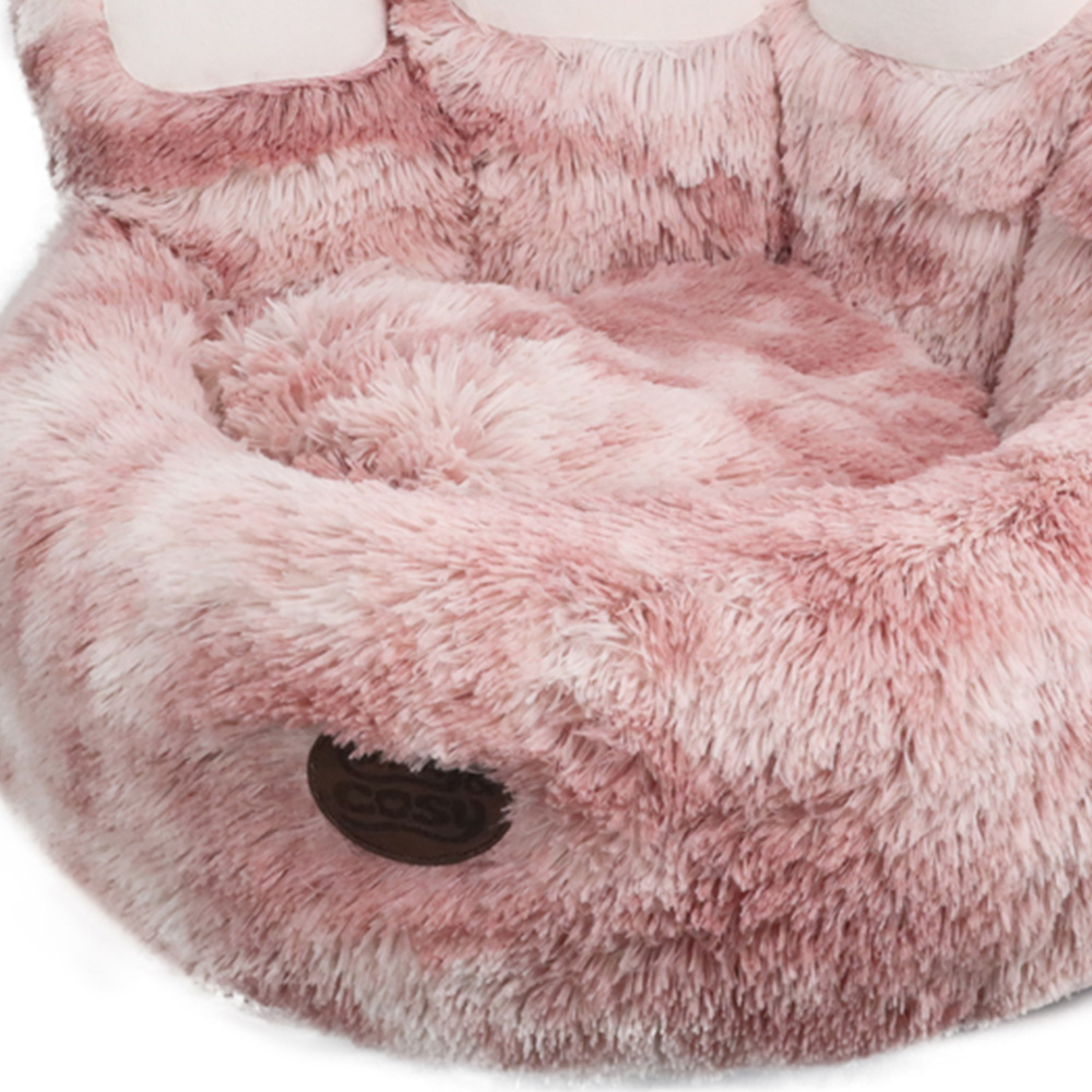 Snug & Cosy Small Paws Donut Pink Dog Bed Image 3