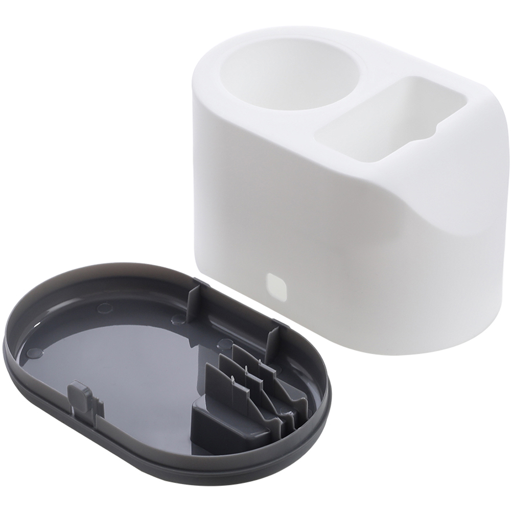 Living and Home Silicone and Nylon Toilet Bowl Cleaning Brush Set Image 3