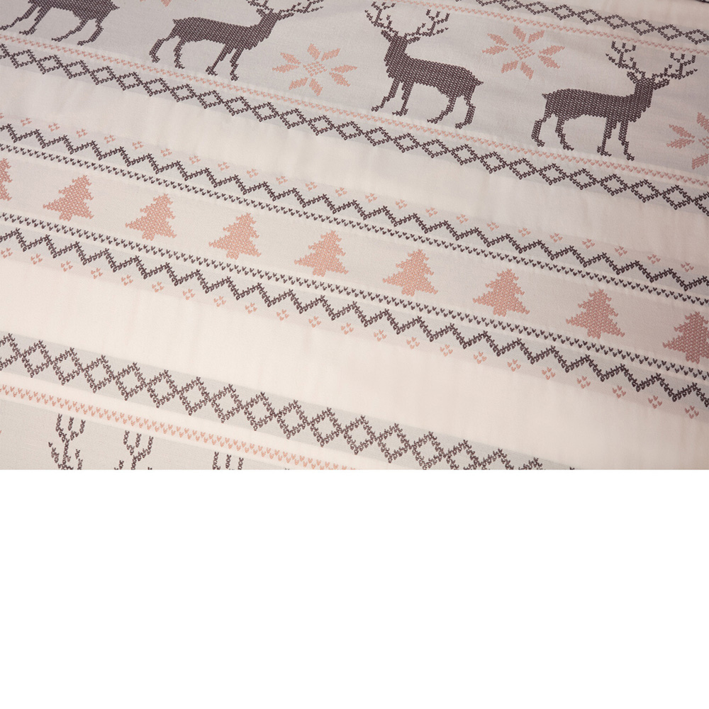 Winter Stags Duvet Set Natural Superking Image 4