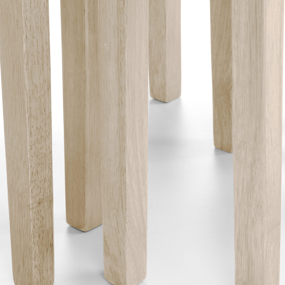Julian Bowen Cleo White Wash Nest of Tables Set of 3 Image 5