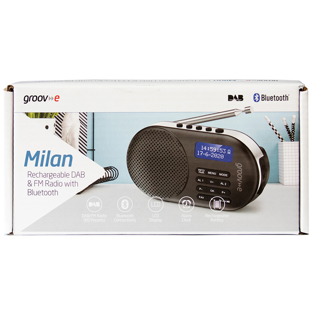 Groov-e Milan Portable DAB and FM Digital Radio Image 5