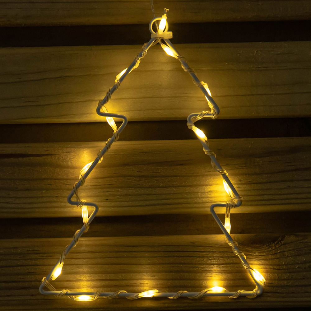 Premier FlexiBrights 258 Warm White LED Christmas Tree Curtain Light 1.2 x 1.2m Image 4