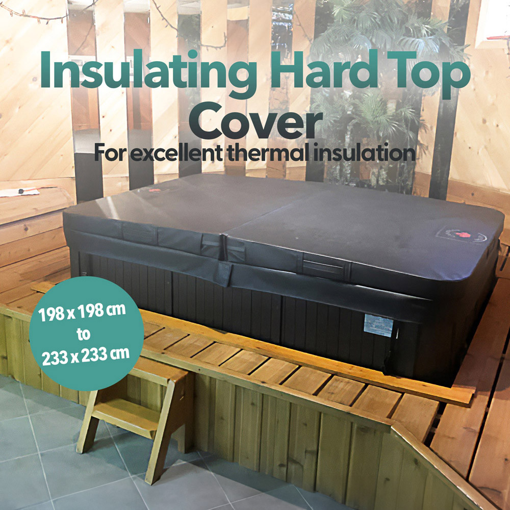 Canadian Spa Company Grey Hot Tub Cover 213 x 213cm Image 2