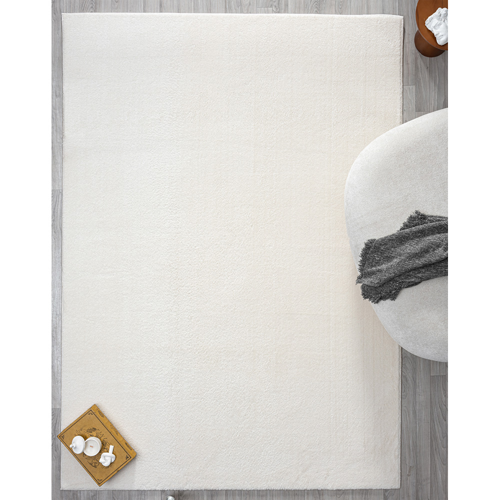 Desire Rugs Comfy Cream Anti Slip Felt Backing Rug 200 x 280cm Image 6