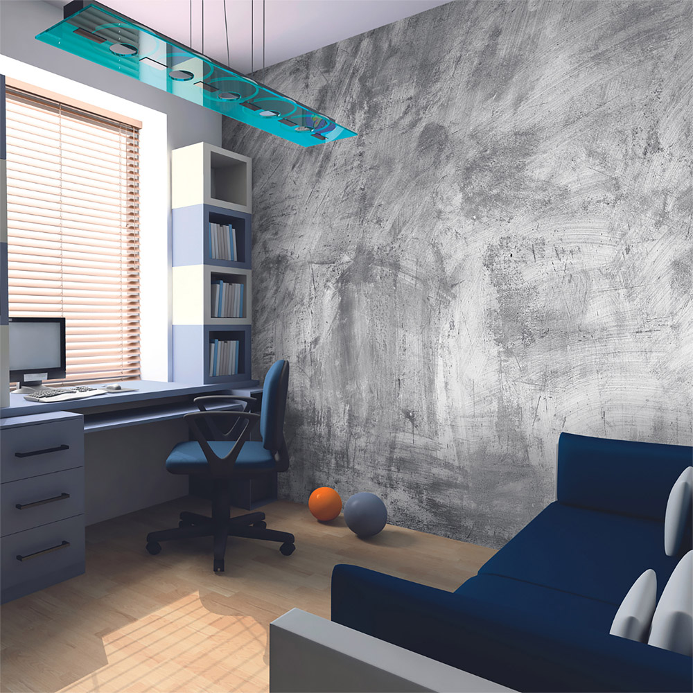 Origin Murals Slate White Wall Mural Image 1