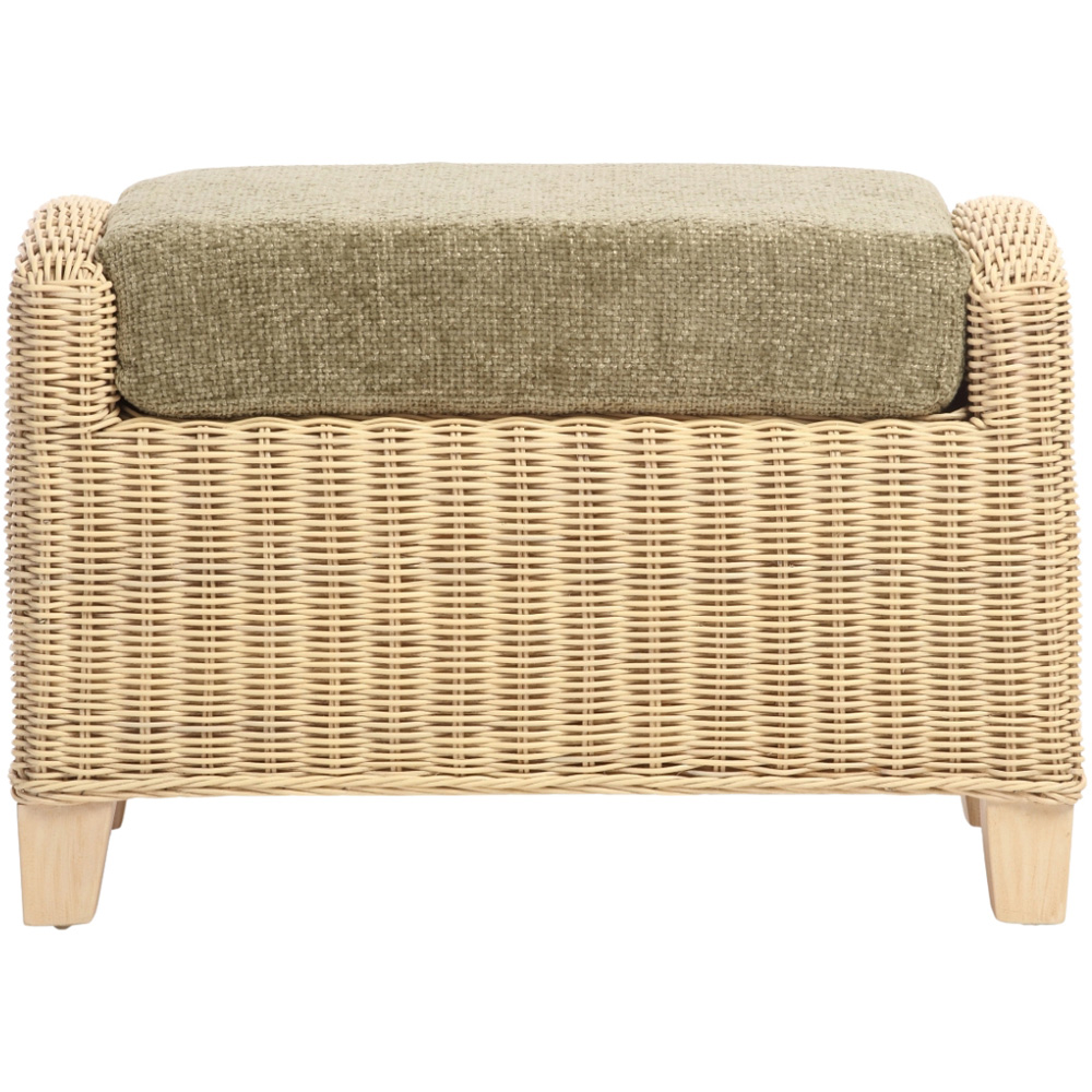 Desser Furniture Dijon Jubilee Sage Footstool Image 3