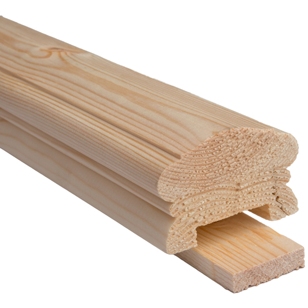 Richard Burbidge LHR Handrail and Base Rail Set 3.6m x 32mm Image 1