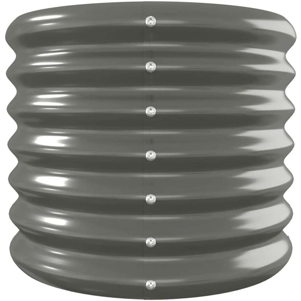 vidaXL Grey Steel Raised Garden Bed 36 x 332 x 40cm Image 3