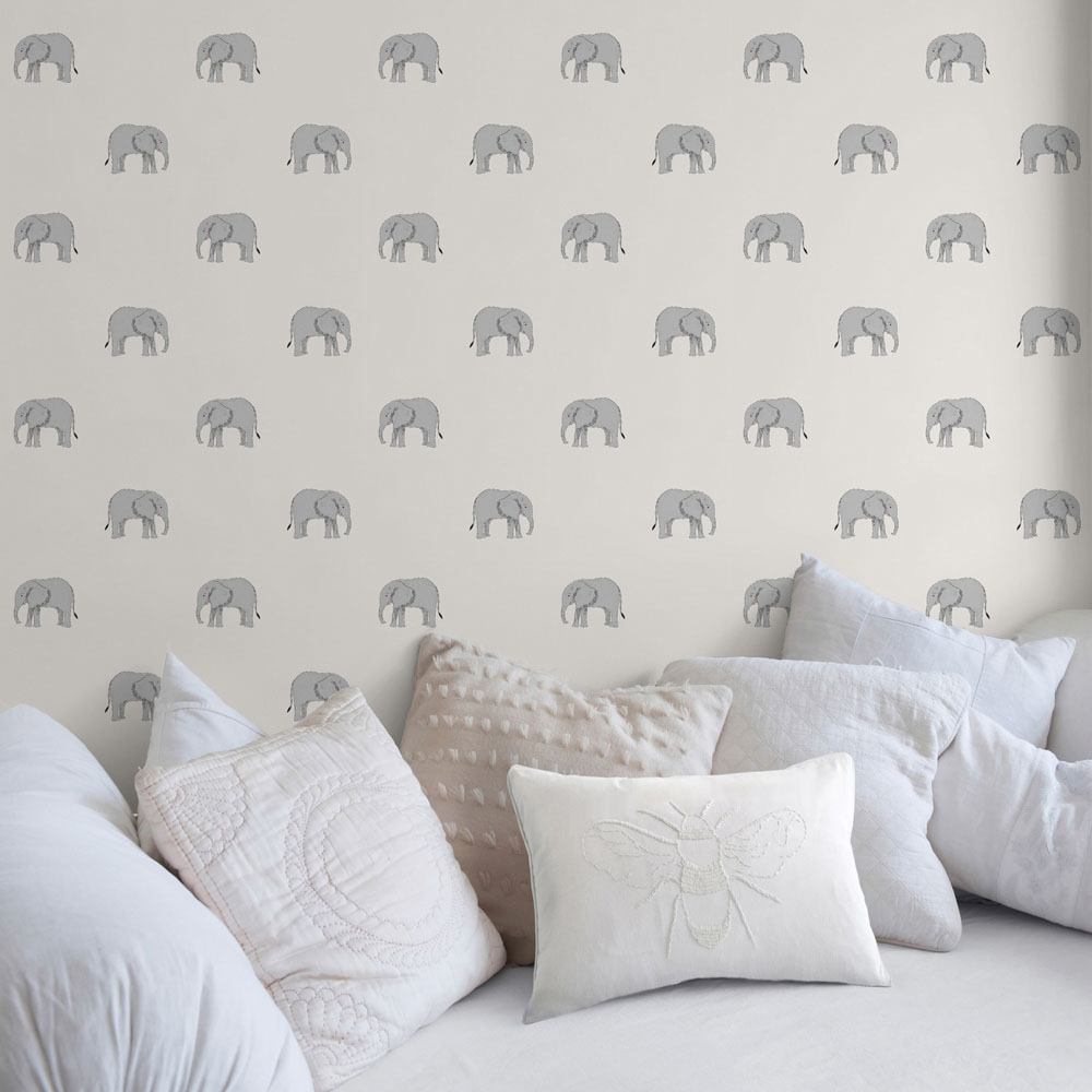 Sophie Allport Elephant Natural Wallpaper Image 3