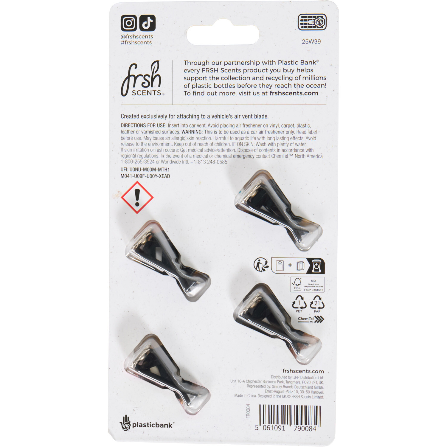 Frsh Scents Flower Vent Clip Air Freshener Image 2