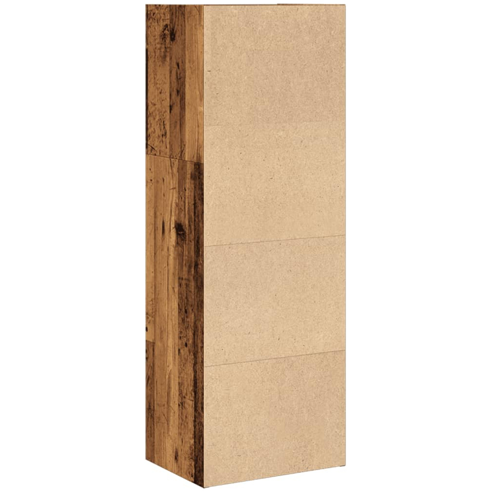 vidaXL 3 Shelf Old Wood Bookcase Image 3