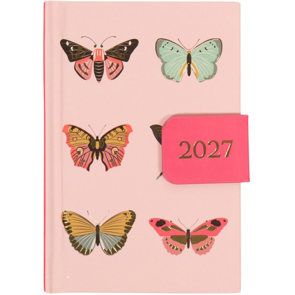 2027 Mini Magnetic Diary Pink Image 4