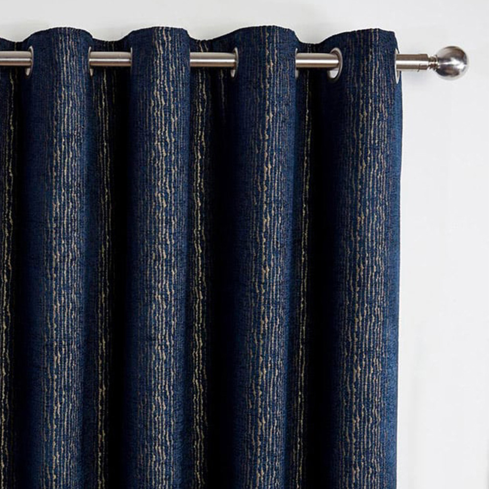 Nova Navy Eyelet Curtain 229cm Image 5