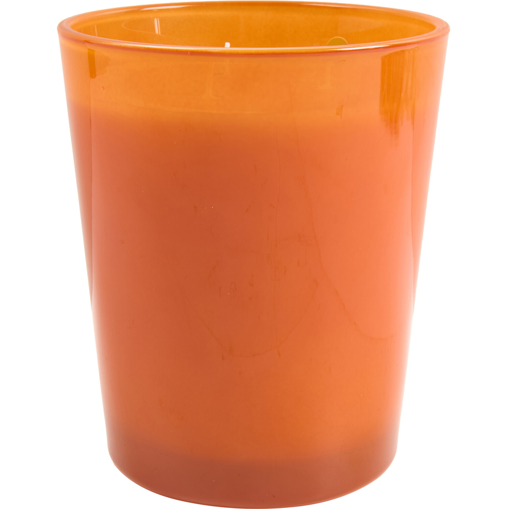 Amber and Patchouli Large Glass Candle Image 3