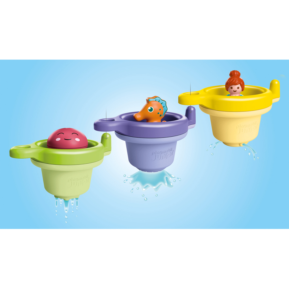 Playmobil Junior Aqua Floating Cups with Water Fun Playset Image 6