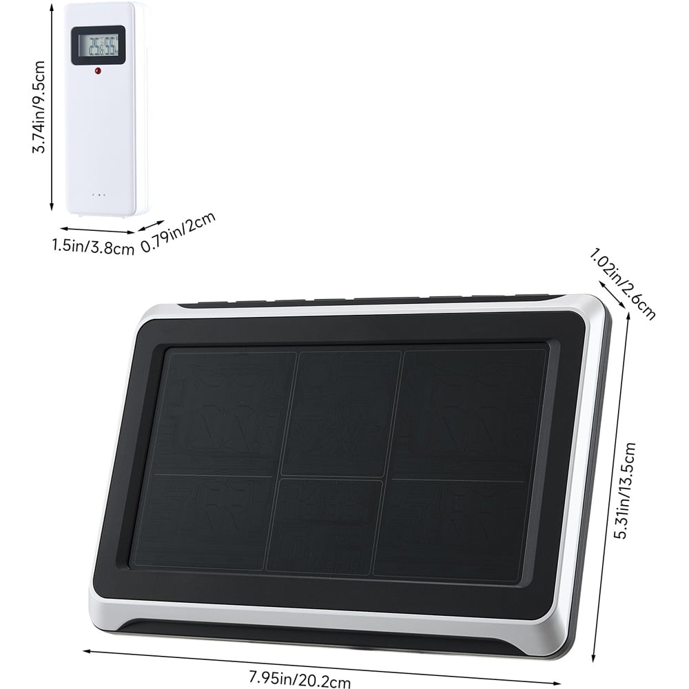 Living and Home Wireless Digital Weather Station with Outdoor Sensor Image 4