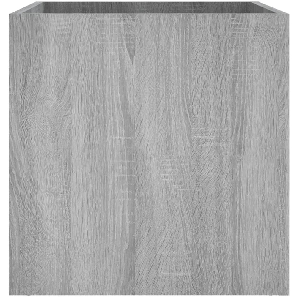 vidaXL Grey Engineered Wood Planter Box 40 x 40 x 40cm Image 5