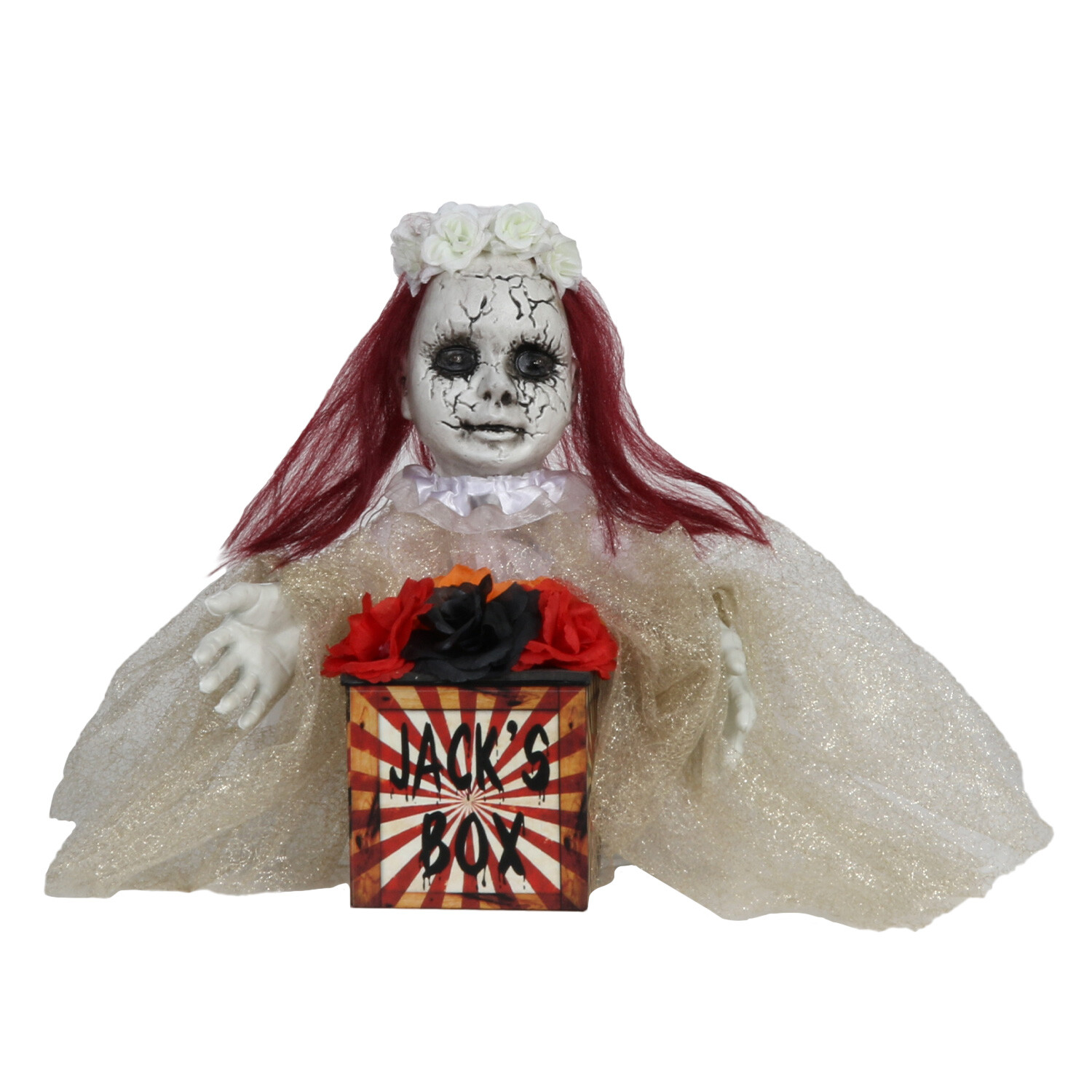 Animated Doll Jack In A Box - White Image 2