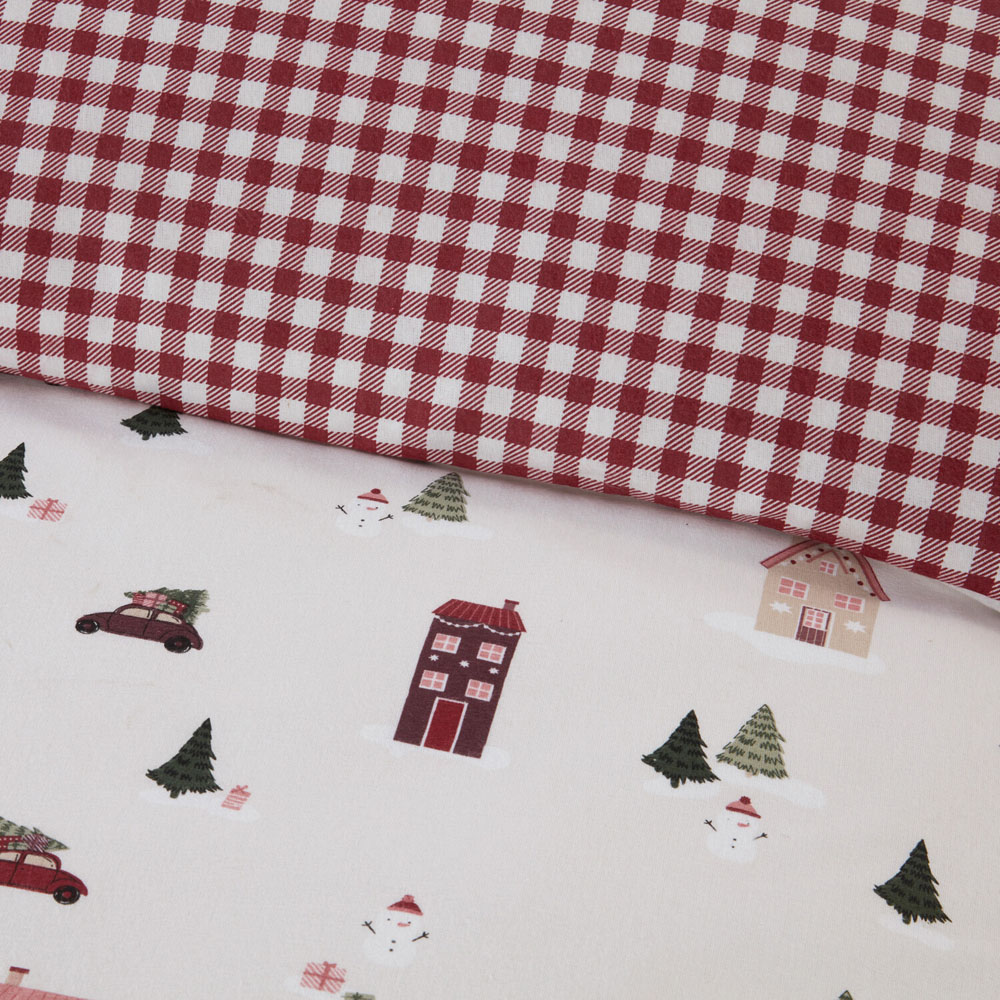 Home for Christmas Duvet Set - Multicolour / Superking Image 3