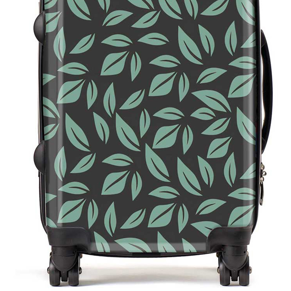 Warren Reed Designer Cabin Delicate Leaf Suitcase Image 2