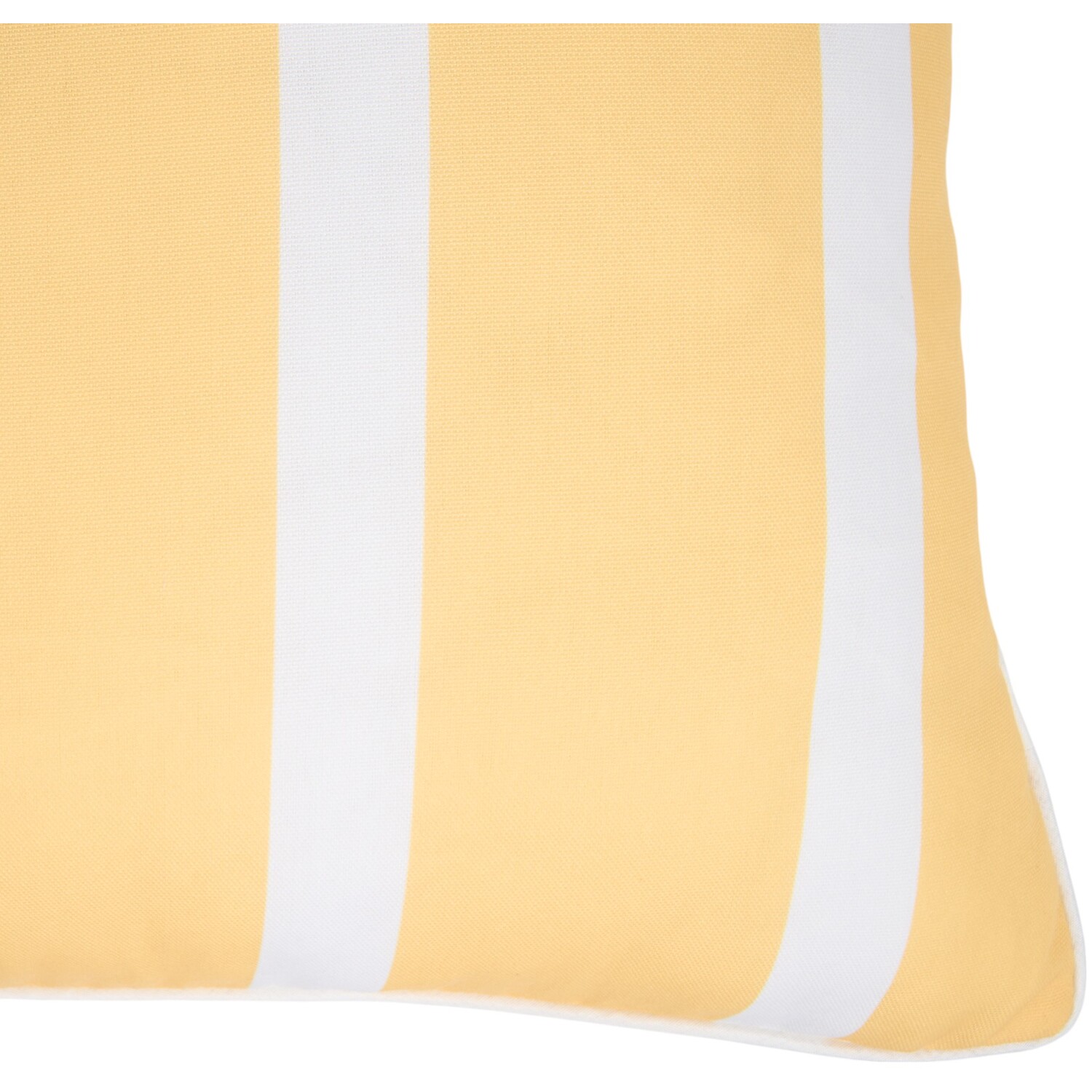 Outdoor Stripes Cushion Yellow Image 3