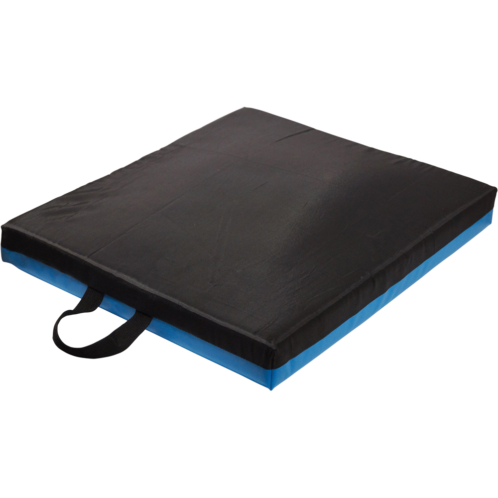 Aidapt Blue Vinyl Covered Gel Wheelchair Seat Cushion Image 2