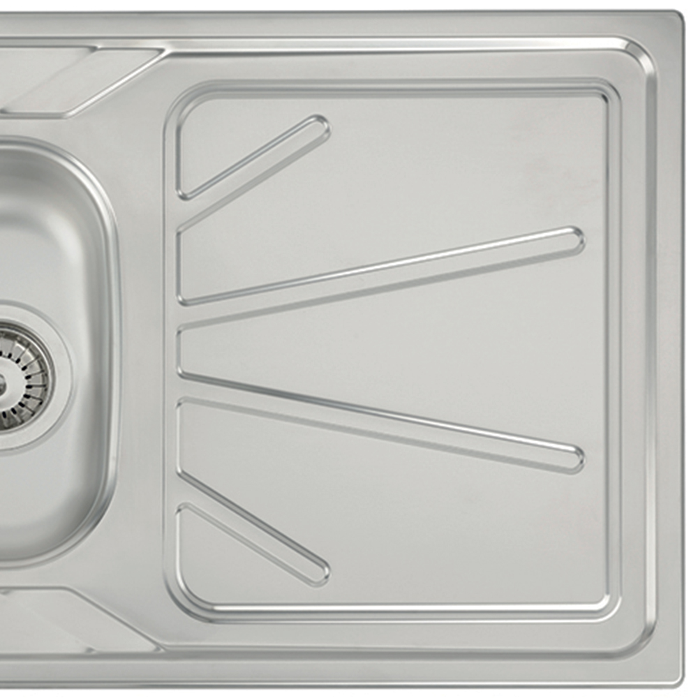 Trydent Stainless Steel 1.5 Bowl Kitchen Sink 1000mm Image 3