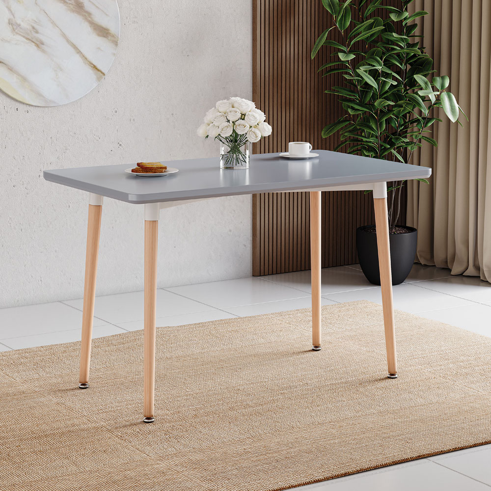 Vida Designs Batley 4 Seater Grey Dining Table Image 4