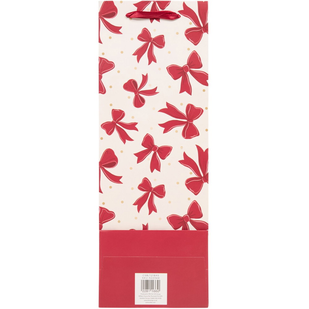 Christmas Bow Bottle Bag Image 2