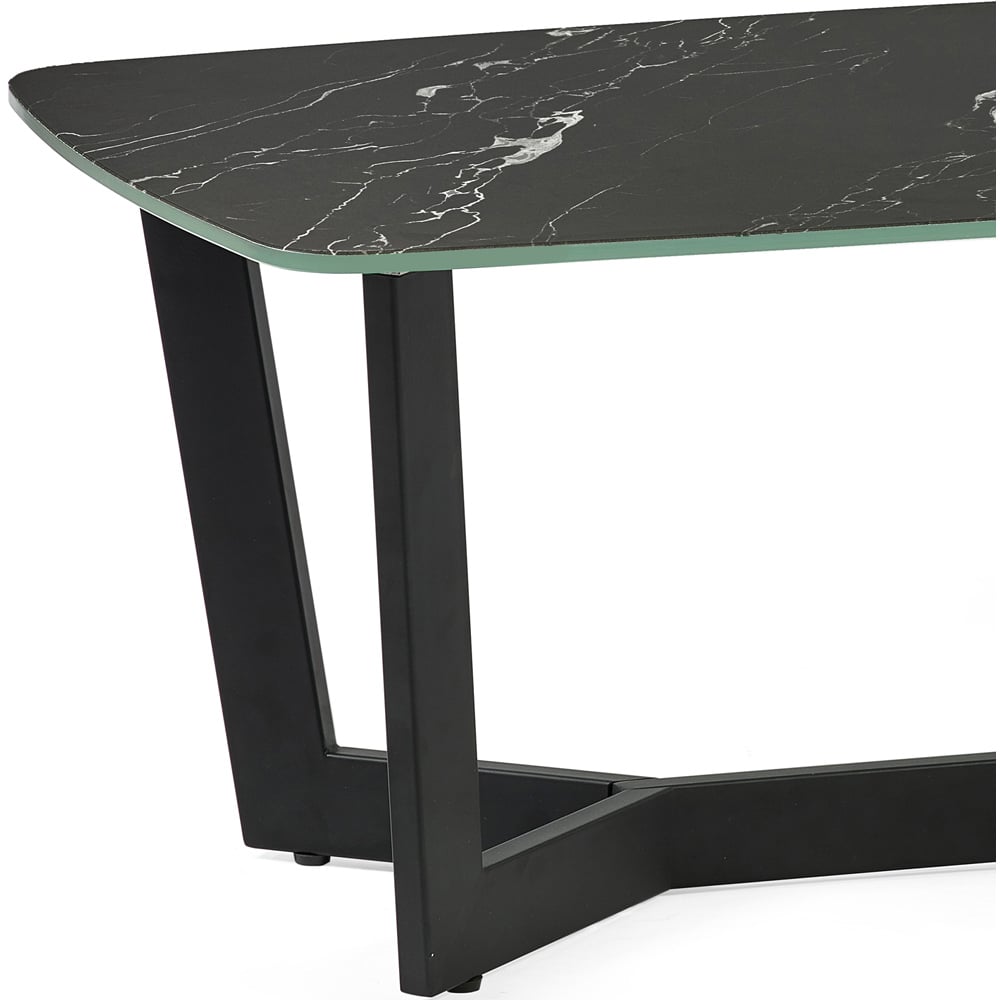Julian Bowen Olympus Black Marble Coffee Table Image 4