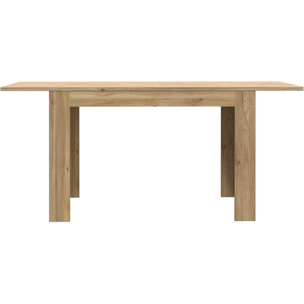 Florence Grafton 6 Seater Oak Extending Dining Table Image 5