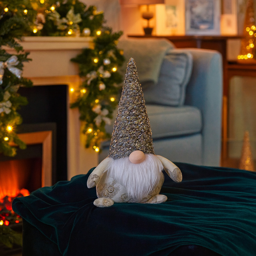 Marco Paul Champagned Nordic Gonk Plush Decoration Image 3