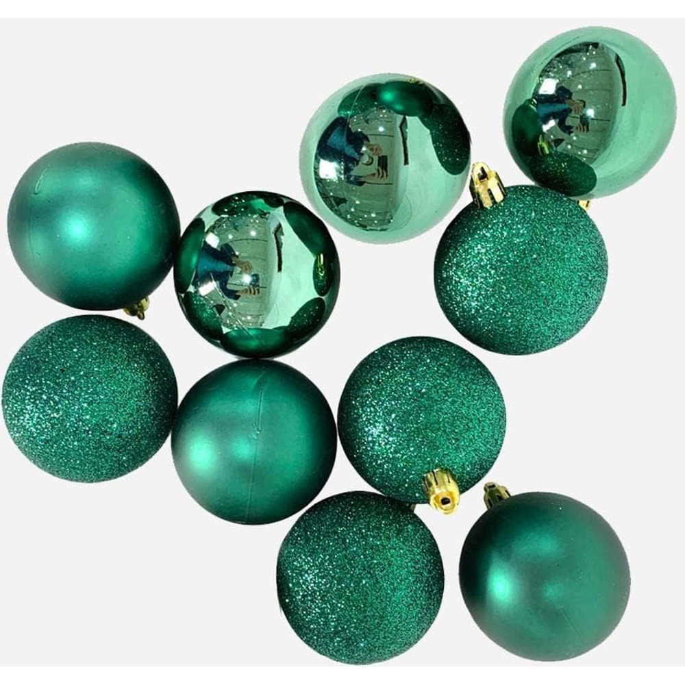 Shatchi 5cm Emerald Green Shatterproof Christmas Bauble 24 Pack Image 5
