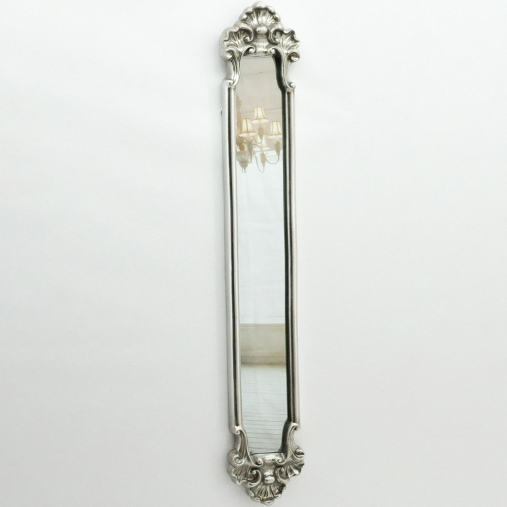 Acacia Home Silver Slim Wall Mirror 109 x 15cm Image 3