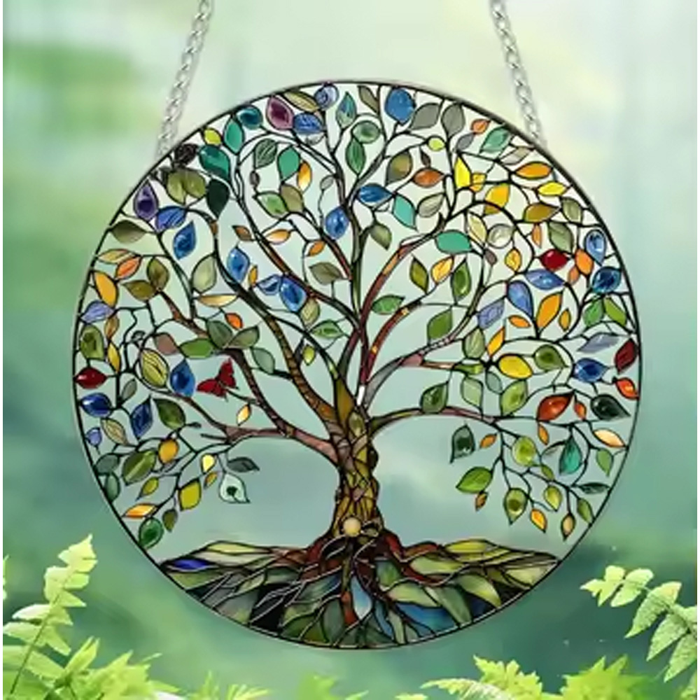 Avilo Tree of Life Hanging Sun Catcher Image 4
