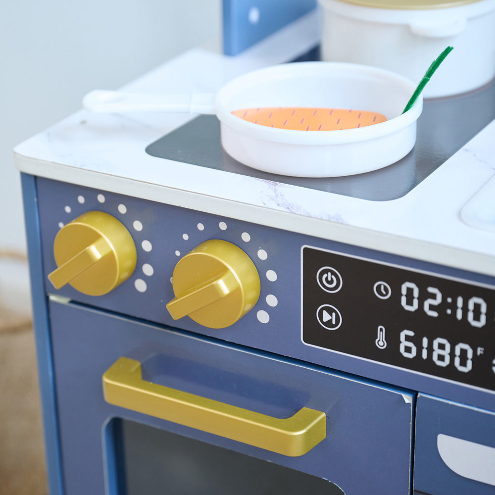 Teamson Kids Little Chef Blue Lake Tahoe Master Play Kitchen Image 5