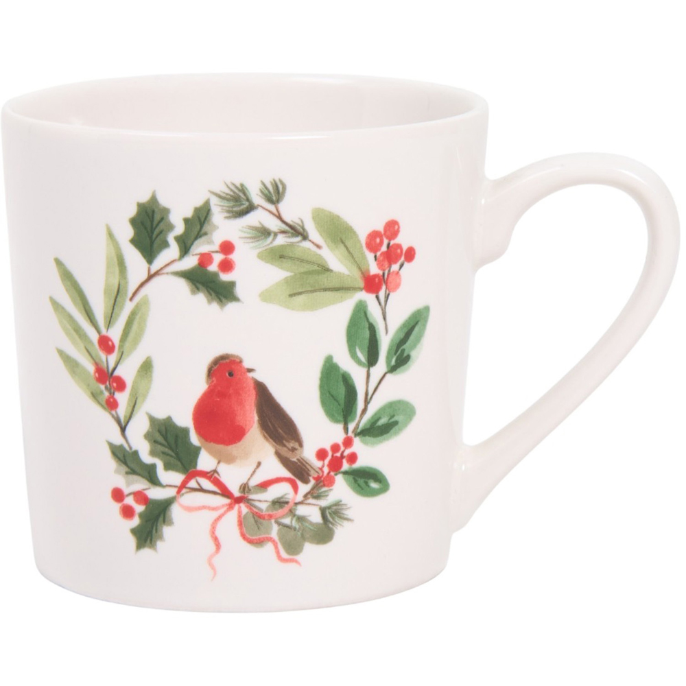 Pack of 4 Festive Robin Mugs Image 7