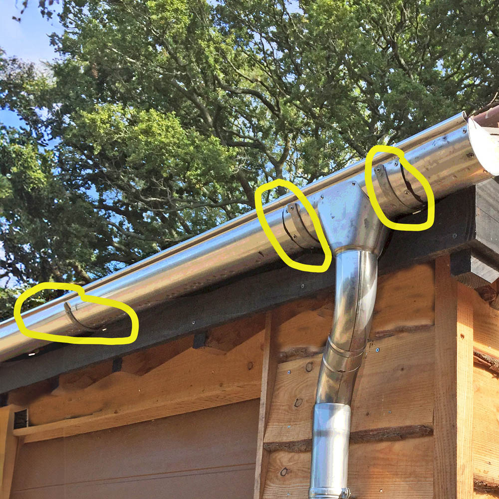 Metal Gutta Stainless Steel Standard Gutter Fascia Bracket Image 2