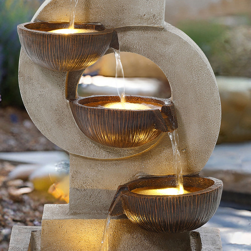 Charles Bentley Nile Mains Powered Cascading Water Feature Image 7