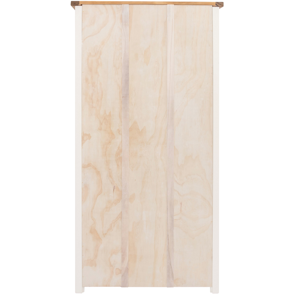 Lovere 5 Shelf Off White Bookcase Image 4