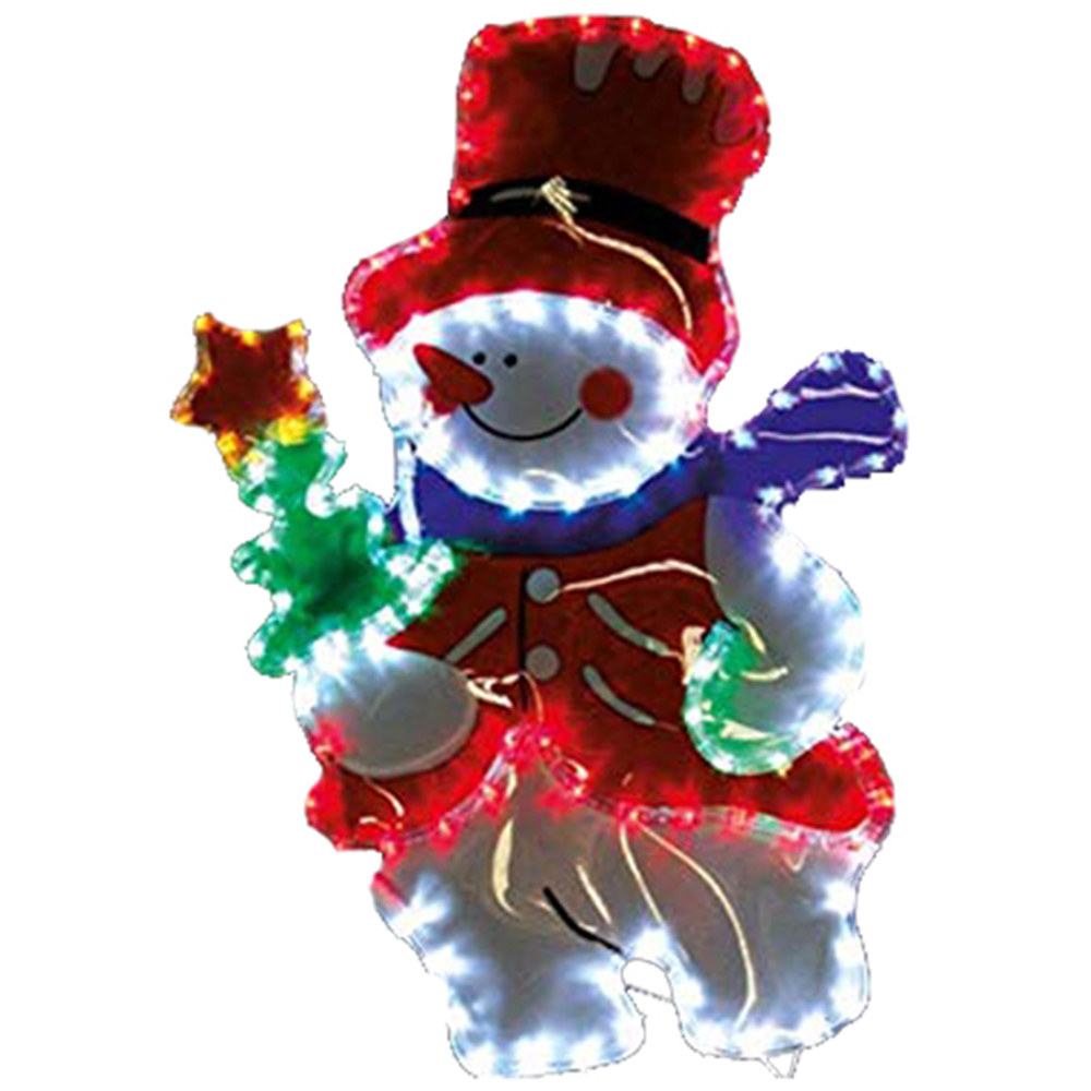 Marco Paul Multicoloured Christmas Snowman Rope Light Image 2