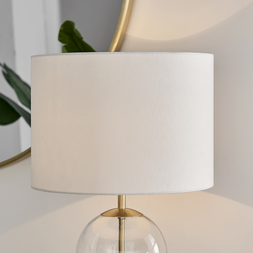 Furniturebox Honara White Table Lamp Image 3