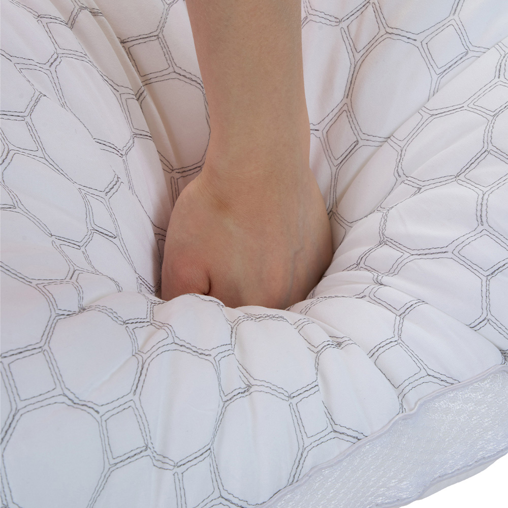 Living and Home White Minimalist Pillow Inner 48 x 74cm Image 4