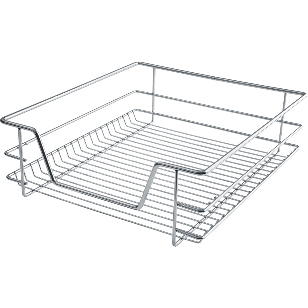 tectake Grey Drawer with Telescopic Drawer Runners 14 x 47 x 44cm Image 4