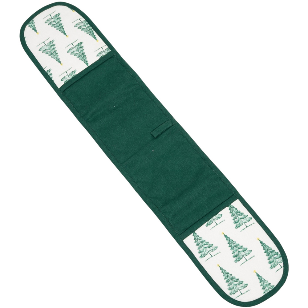Christmas Trees Double Oven Glove Green Image 4