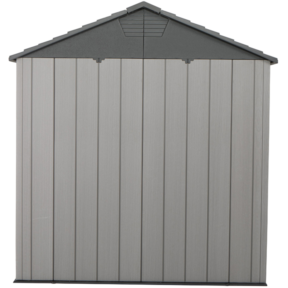 Lifetime Products 7 x 9.5ft Grey Outdoor Storage Shed Image 5