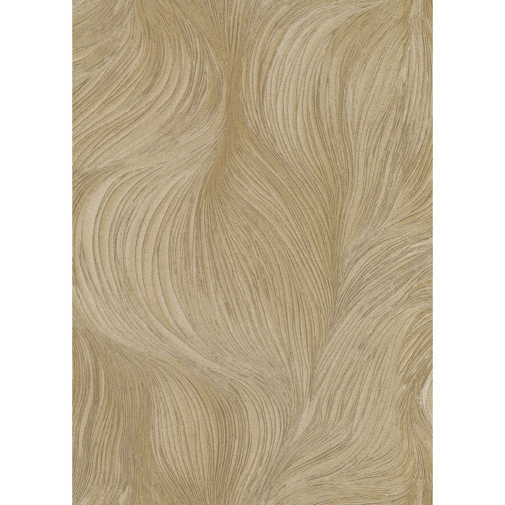 Erismann Waves of Light Gold Vinyl Wallpaper Image 4