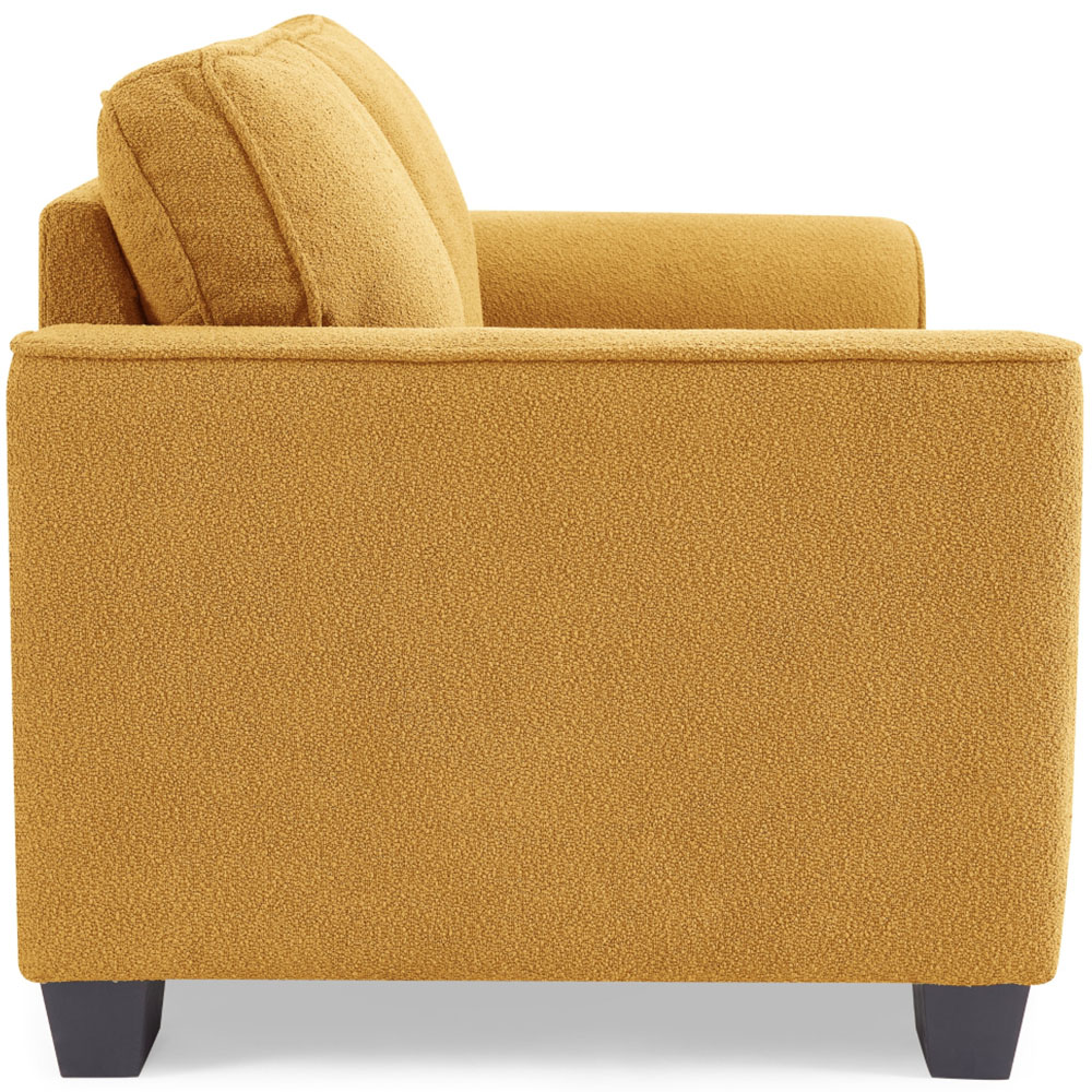 Home Detail Jada 2 Seater Mustard Boucle Sofa Image 4