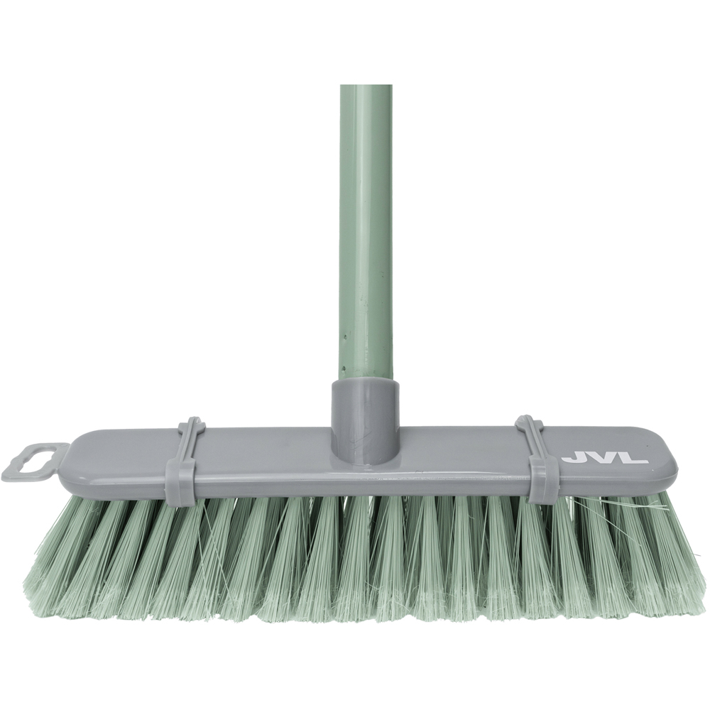 JVL Green Soft Bristle Angled Sweeping Brush Image 3